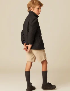 Clearance NÍCOLI ABRIGO CRUZADO ESPIGA GRIS Grises