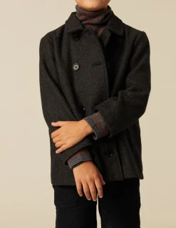 Cheap NÍCOLI ABRIGO CRUZADO ESPIGA GRIS Grises