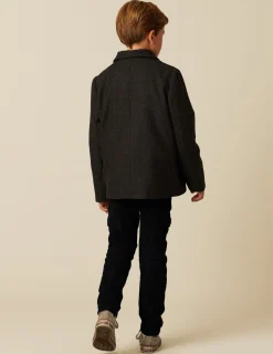 Sale NÍCOLI ABRIGO CRUZADO ESPIGA GRIS Grises