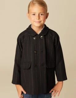 Flash Sale NÍCOLI ABRIGO CRUZADO RAYA Azulesoscuros