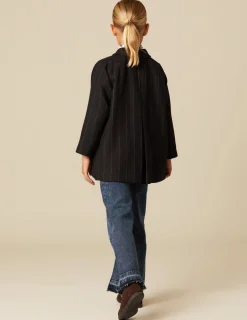 Flash Sale NÍCOLI ABRIGO CRUZADO RAYA Azulesoscuros