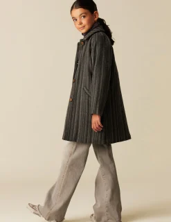 Fashion NÍCOLI ABRIGO RAYA GRIS Grises
