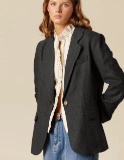 Best NÍCOLI BLAZER ESPIGA AZUL Azules