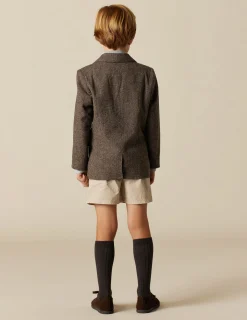 Cheap NÍCOLI BLAZER ESPIGA MARRÓN RY AZUL Marrones