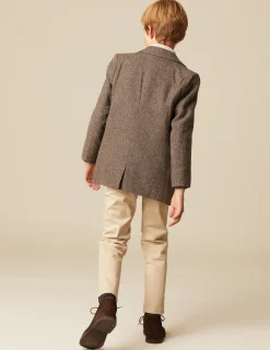 Sale NÍCOLI BLAZER ESPIGA MARRÓN RY AZUL Marrones