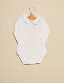 Best NÍCOLI Body cuello bebé pespuntes azul Azulesclaros