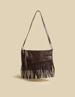 Best Sale NÍCOLI BOLSO FLECOS MARRON Marrones