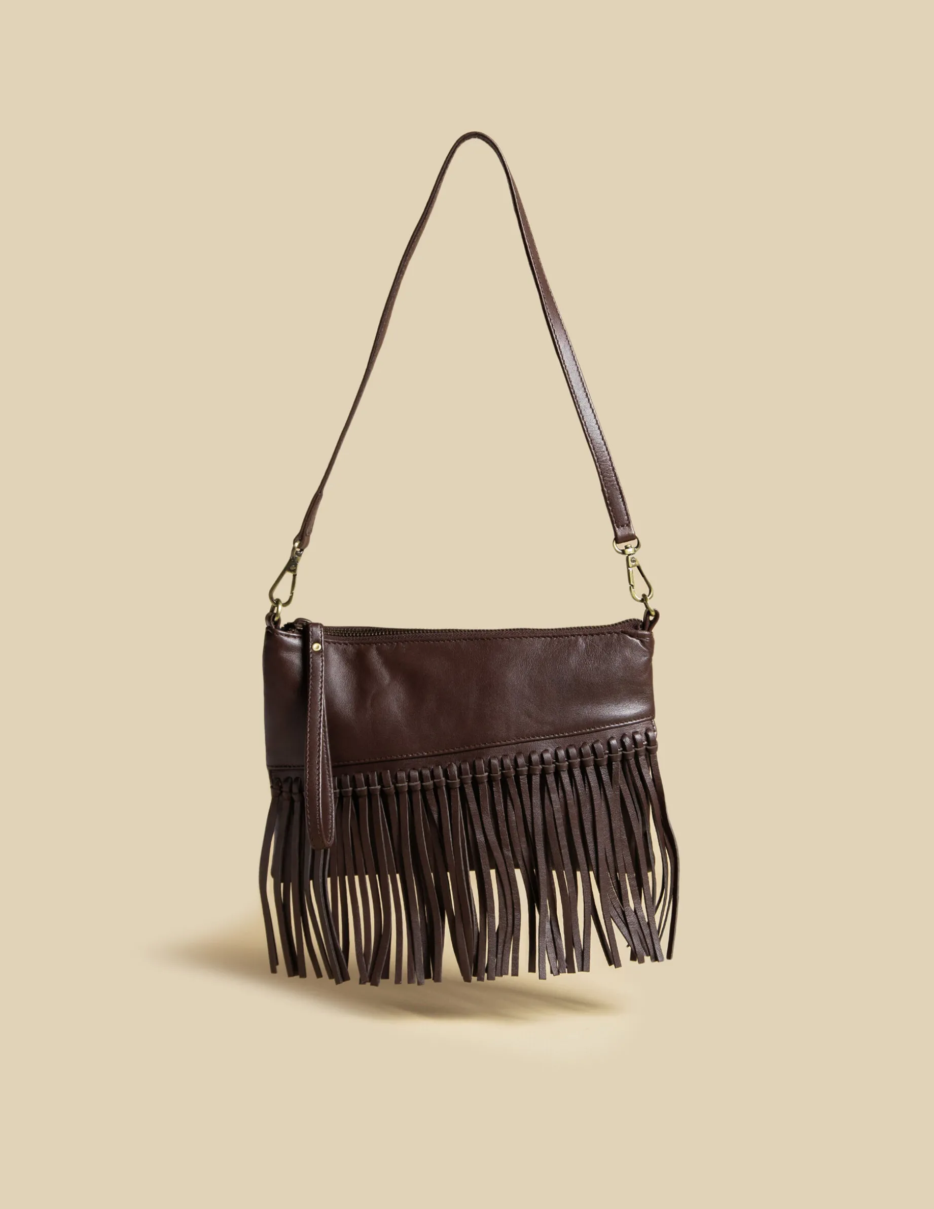 Best Sale NÍCOLI BOLSO FLECOS MARRON Marrones