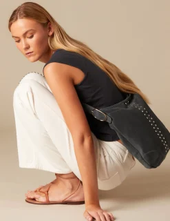 Outlet NÍCOLI BOLSO GR SERRAJE AZUL TACHAS Grisesantracitas