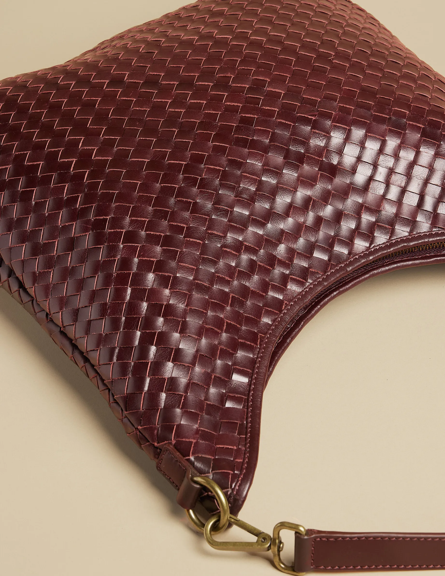 Cheap NÍCOLI BOLSO TRENZADO MARRÓN