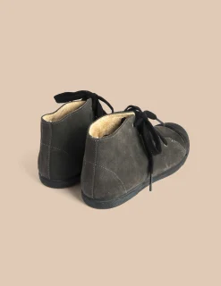 Best NÍCOLI BOTA ANTRACITA CORDONES Grisesantracitas