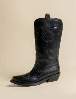 Hot NÍCOLI BOTAS NEGRAS COWBOY Negros