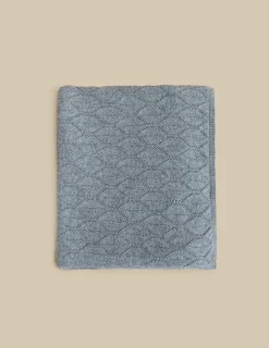 Store NÍCOLI BUFANDA PUNTO ROMBOS GRIS Grises