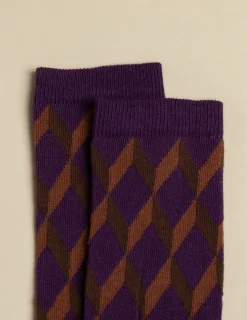 Sale NÍCOLI CALCETIN GEOMéTRICO Marrones