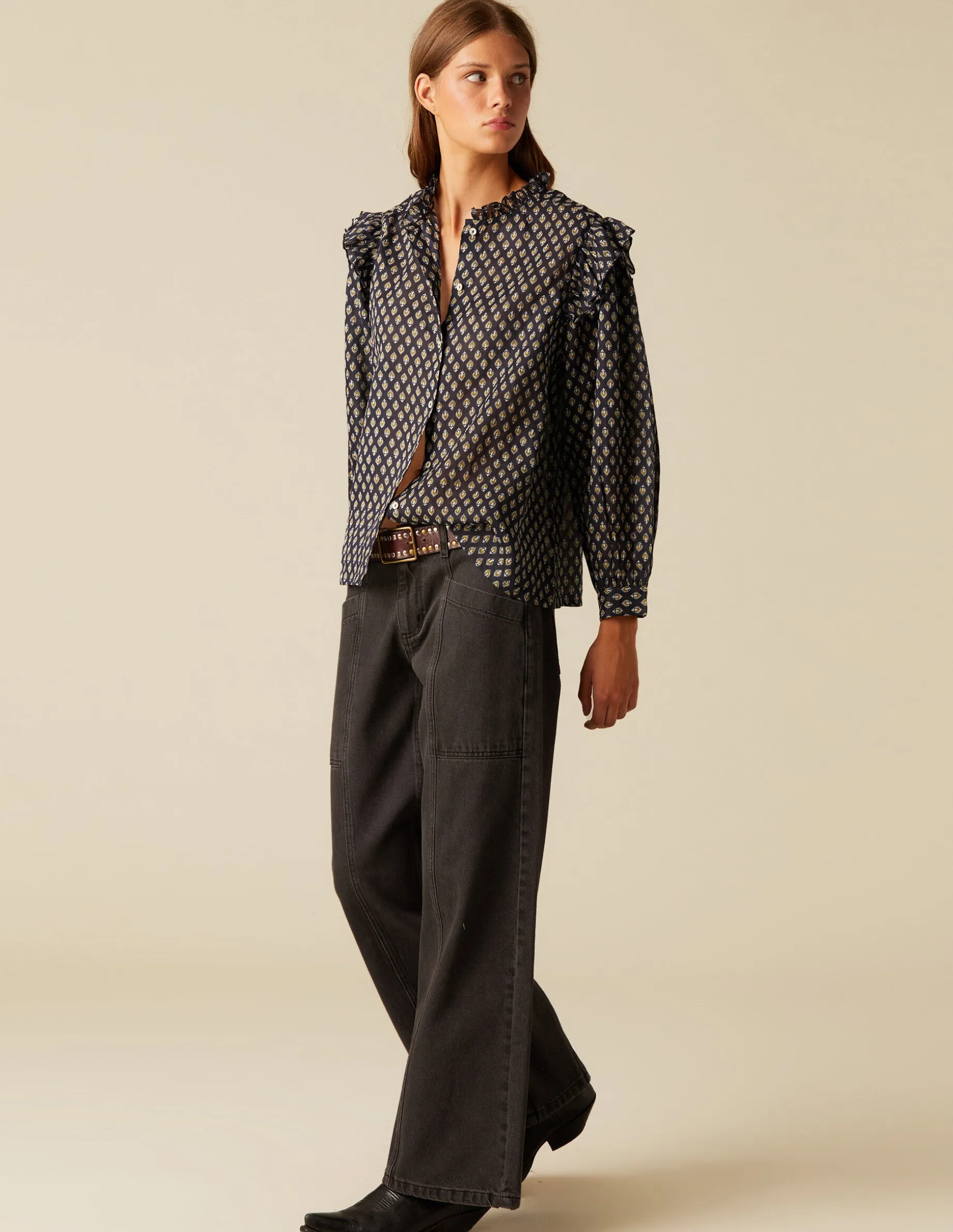 Online NÍCOLI CAMISA BUTI AZUL Azulesoscuros