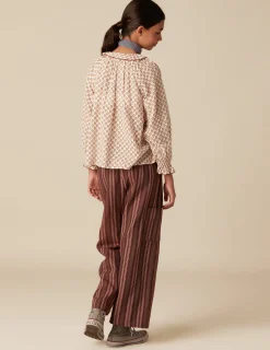 Cheap NÍCOLI CAMISA CRUDA FLOR MARRÓN Crudos