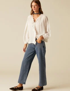 Sale NÍCOLI CAMISA CRUDA RÚSTICA Crudos