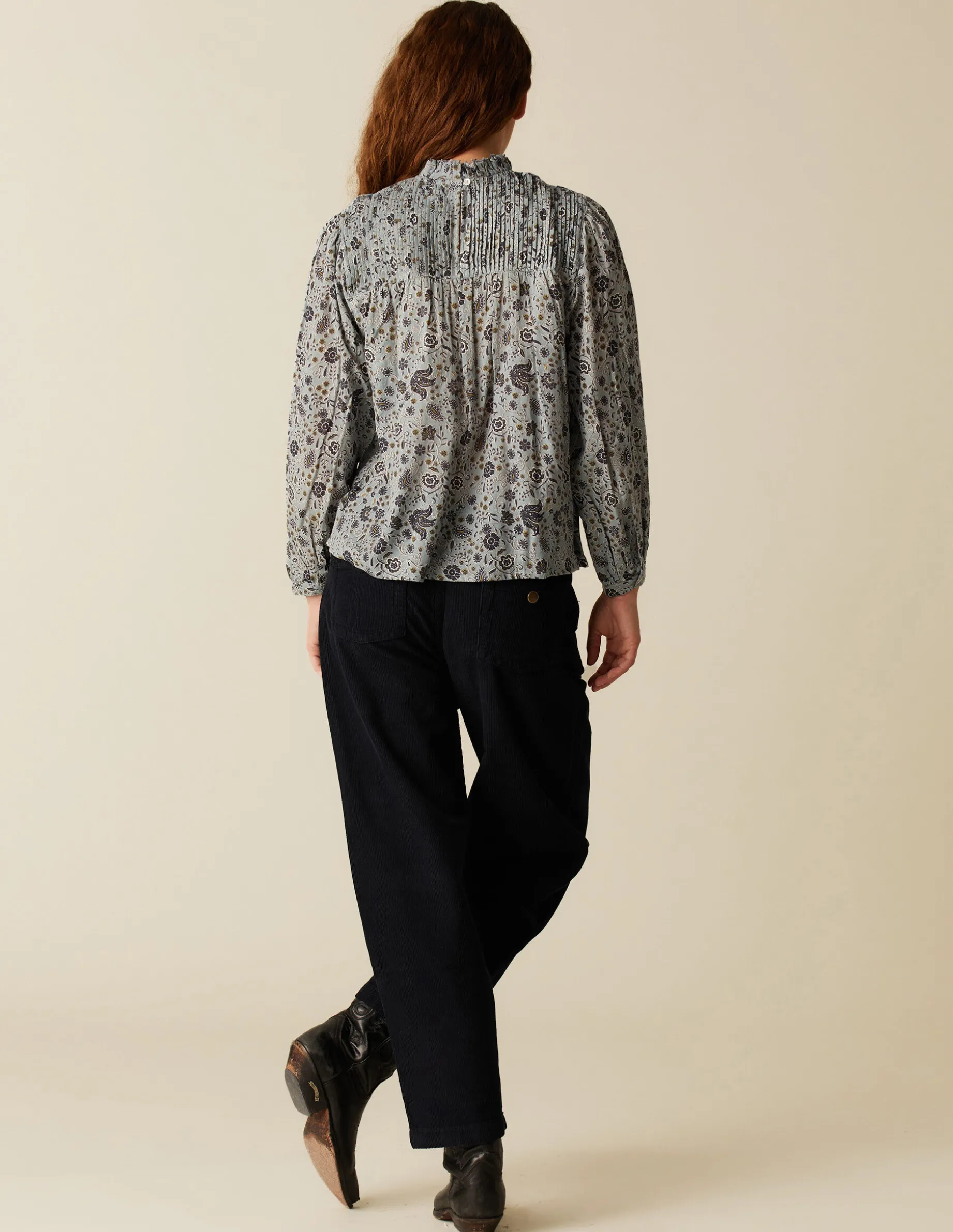 Sale NÍCOLI CAMISA FLOR HOJA AZUL Azulesclaros