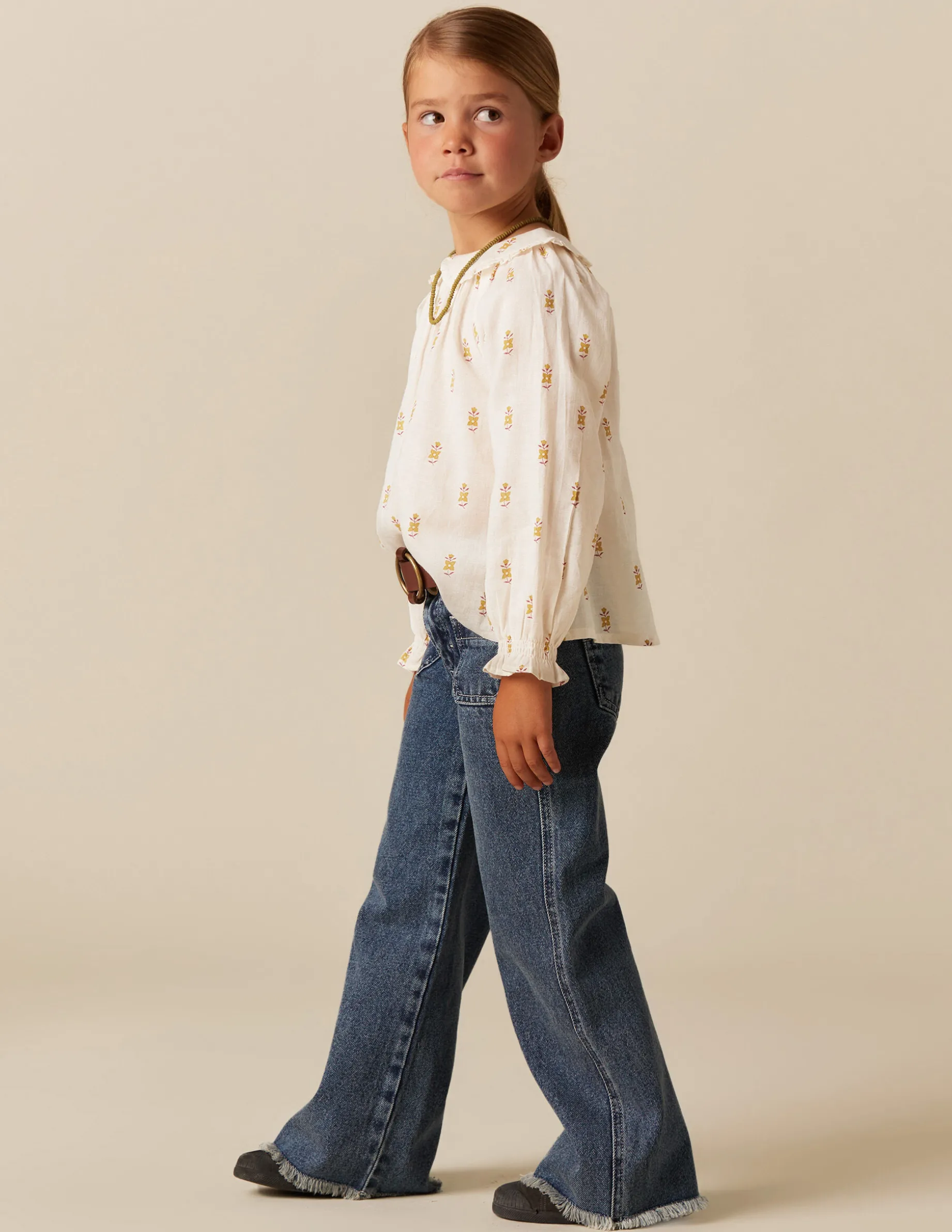 Fashion NÍCOLI CAMISA FLOR PEQUEÑA Granate