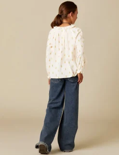 Flash Sale NÍCOLI CAMISA FLOR PEQUEÑA Granate