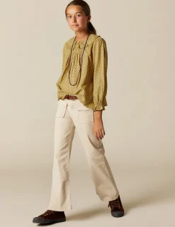 Hot NÍCOLI CAMISA HOJITAS Mostaza