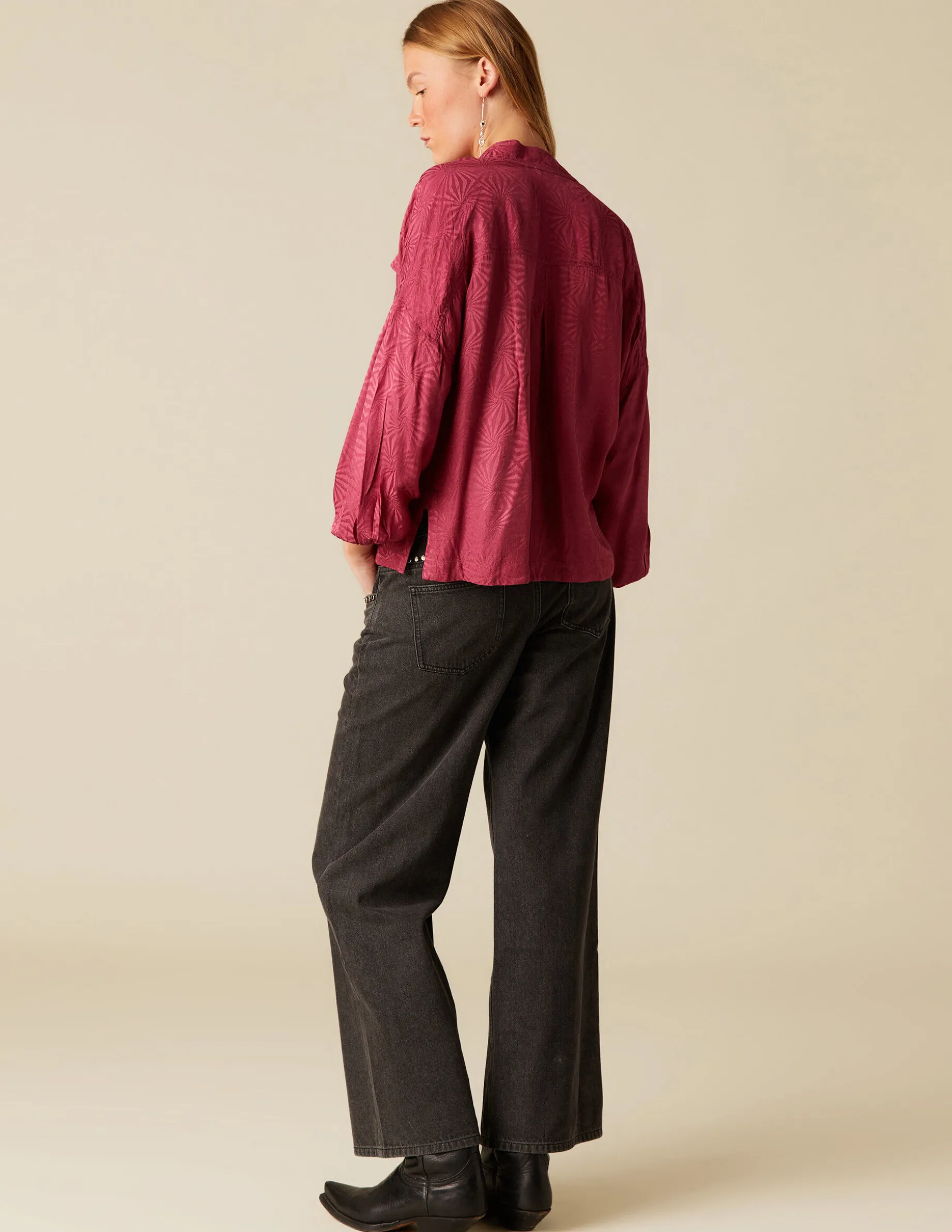 Clearance NÍCOLI CAMISA JACQUARD FRESA Rojos