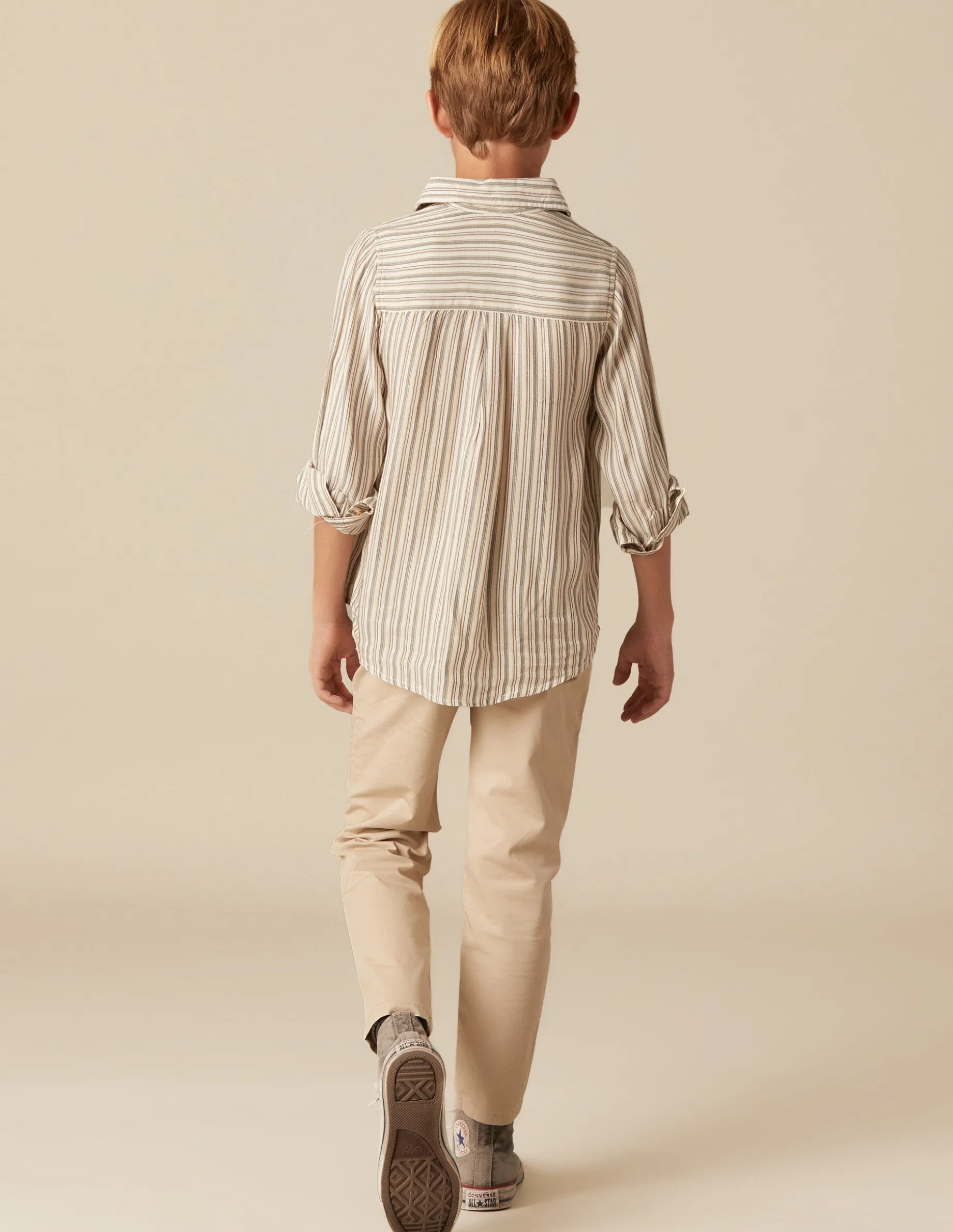 Clearance NÍCOLI CAMISA RAYA AZUL MOSTAZA Azulesclaros