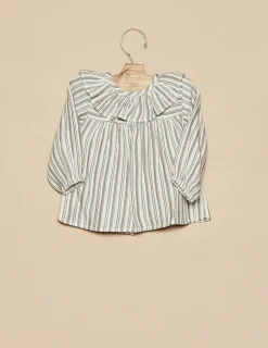 Online NÍCOLI CAMISA RAYA AZUL MOSTAZA Azulesclaros