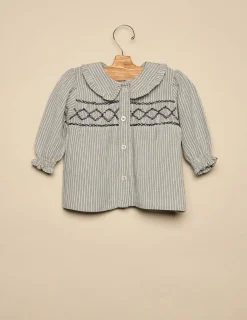 Cheap NÍCOLI CAMISA RAYA AZUL NIDOS Azulesclaros