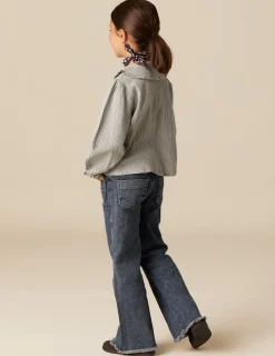 Shop NÍCOLI CAMISA RAYA AZUL NIDOS Azulesclaros