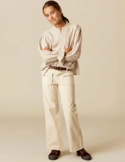 Best NÍCOLI CAMISA RAYA VERDE Fresa