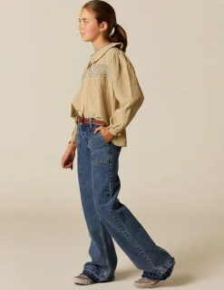 Cheap NÍCOLI CAMISA RAYA NIDOS Mostaza