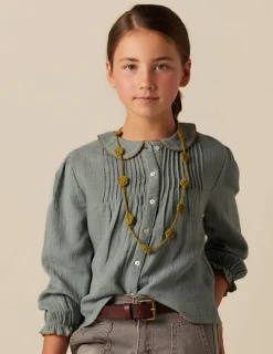 Best NÍCOLI CAMISA VERDE PESPUNTE MOSTAZA Verdes