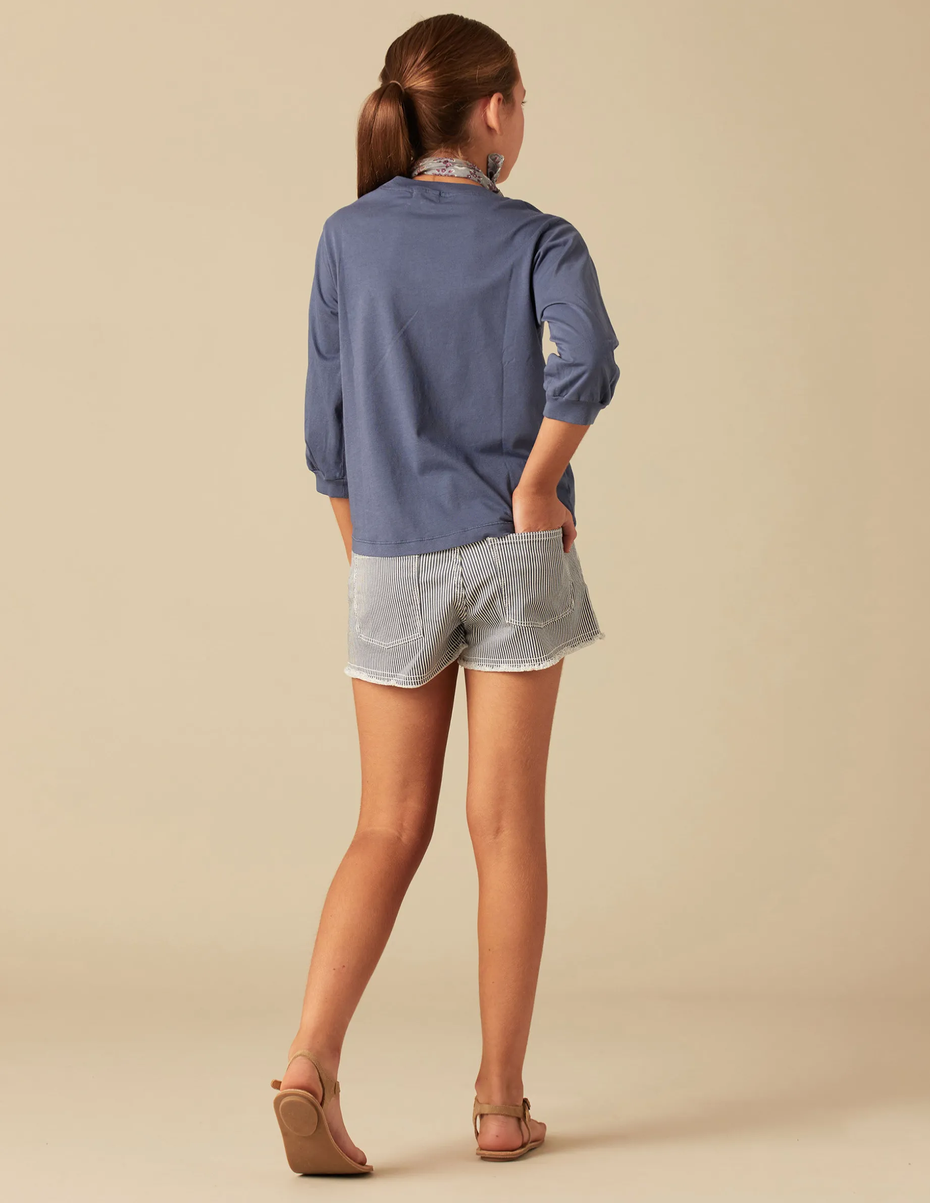 Cheap NÍCOLI CAMISETA MANGA LARGA AZUL OSCURO Azulesoscuros