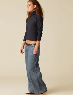 Best NÍCOLI CAMISETA SOLIDARIA CUELLO VUELTO RAYA AZUL Azulesoscuros