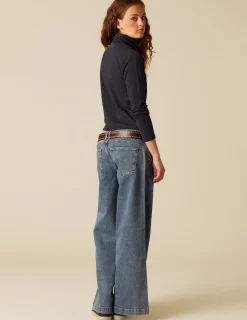 Best NÍCOLI CAMISETA SOLIDARIA CUELLO VUELTO RAYA AZUL Azulesoscuros