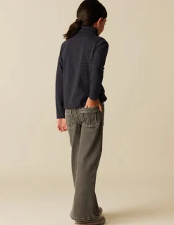 Hot NÍCOLI CAMISETA SOLIDARIA CUELLO VUELTO RAYA AZUL Azulesoscuros