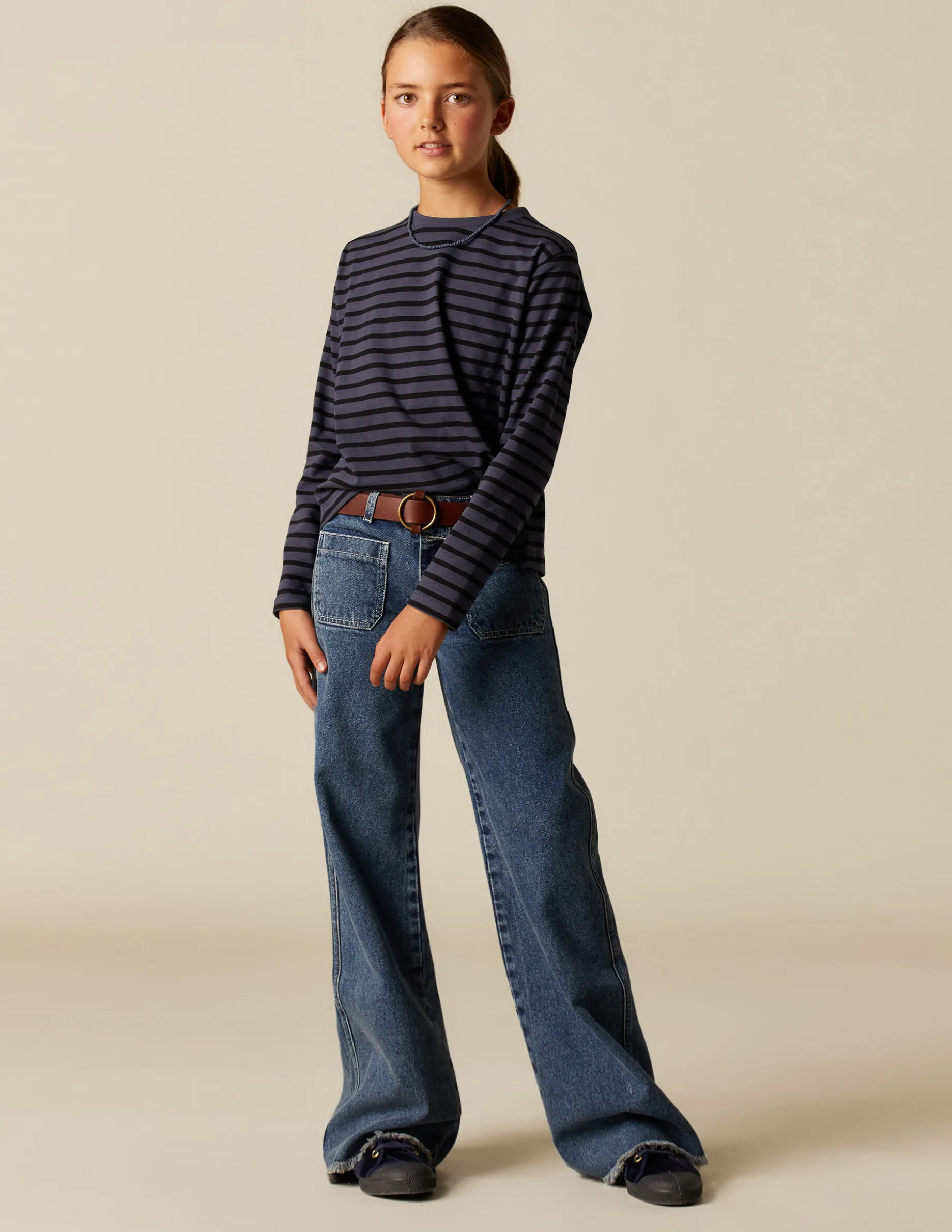 Fashion NÍCOLI CAMISETA SOLIDARIA RAYA GRANDE AZUL Azulesoscuros