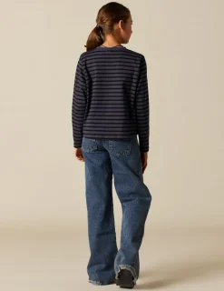 Fashion NÍCOLI CAMISETA SOLIDARIA RAYA GRANDE AZUL Azulesoscuros