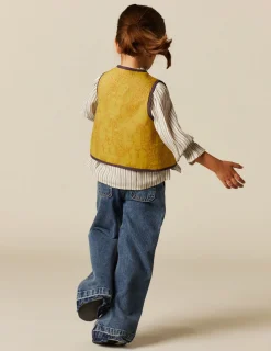 Hot NÍCOLI CHALECO PAISLEY Mostaza