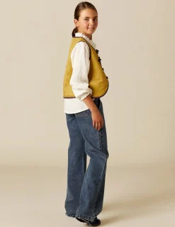 Outlet NÍCOLI CHALECO PAISLEY Mostaza