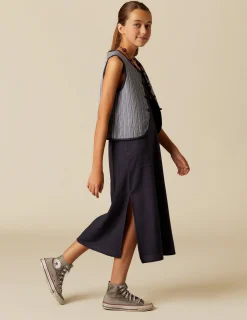 Shop NÍCOLI CHALECO RAYA AZUL LUREX Azulvaquero