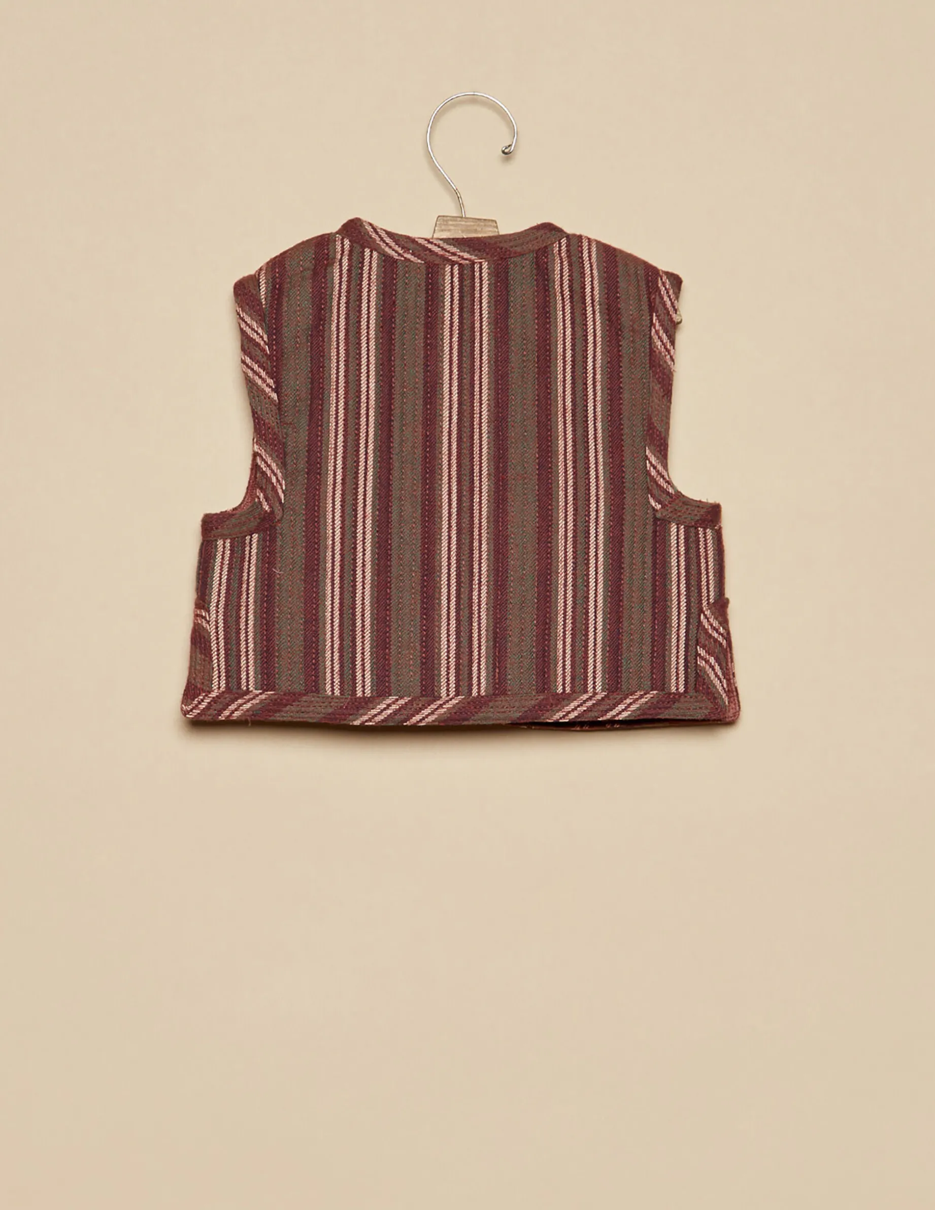 Store NÍCOLI CHALECO RAYA MARRÓN Marrones