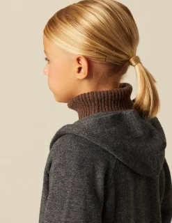 New NÍCOLI CHAQUETA LARGA CAPUCHA ANTRACITA Grisesantracitas