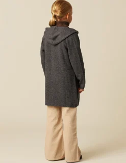 New NÍCOLI CHAQUETA LARGA CAPUCHA ANTRACITA Grisesantracitas