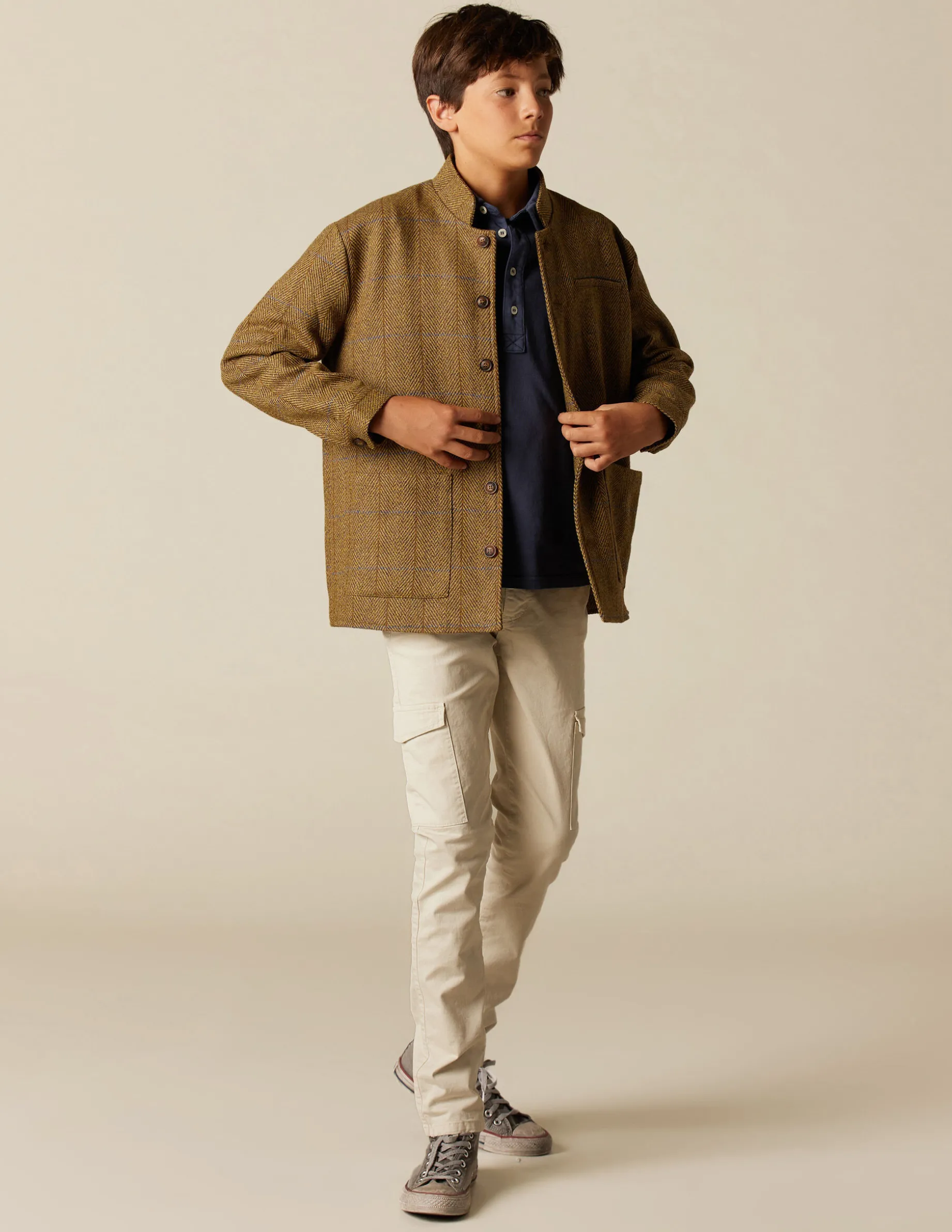 Shop NÍCOLI CHAQUETA MAO ESPIGA MARRÓN Marrones