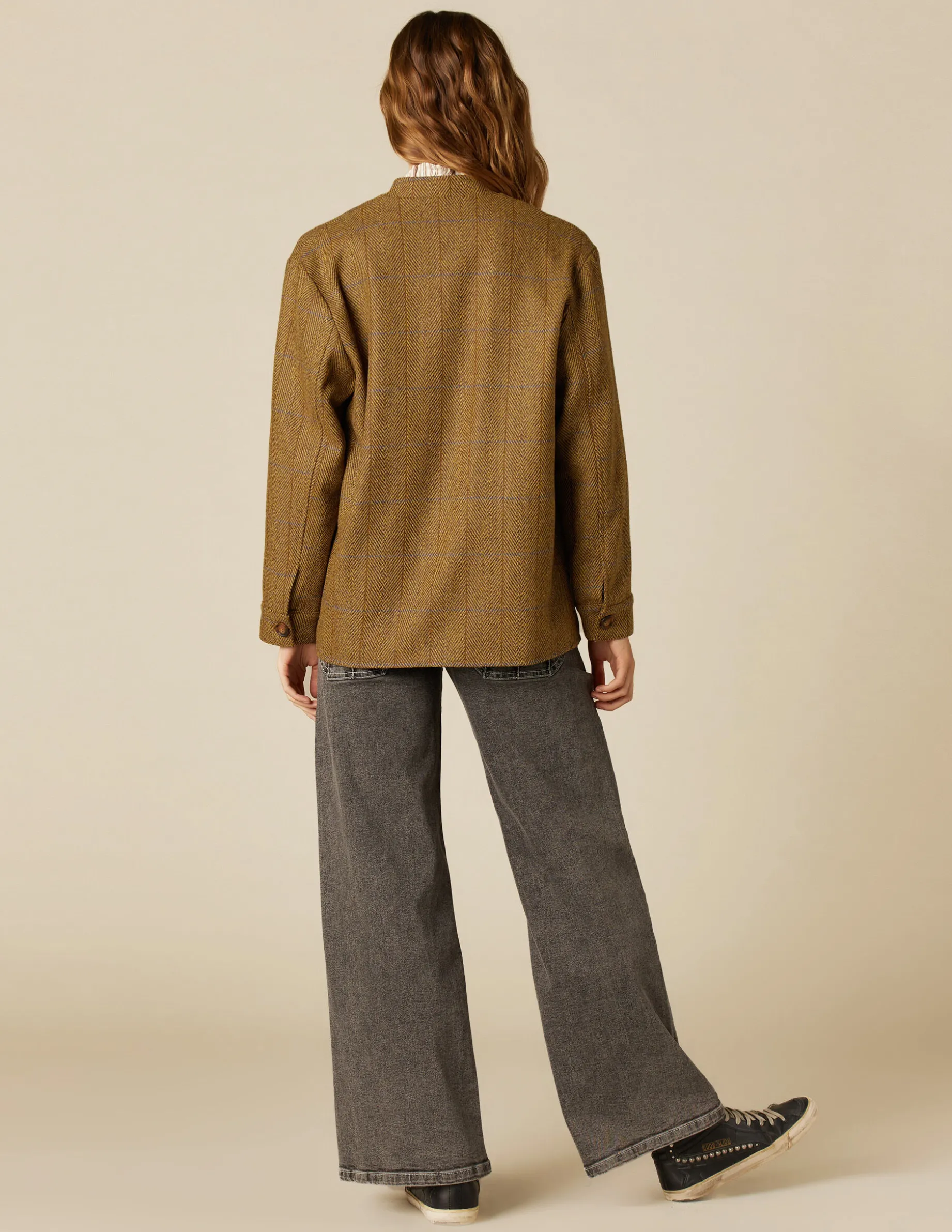 Cheap NÍCOLI CHAQUETA MAO ESPIGA MARRÓN Marrones