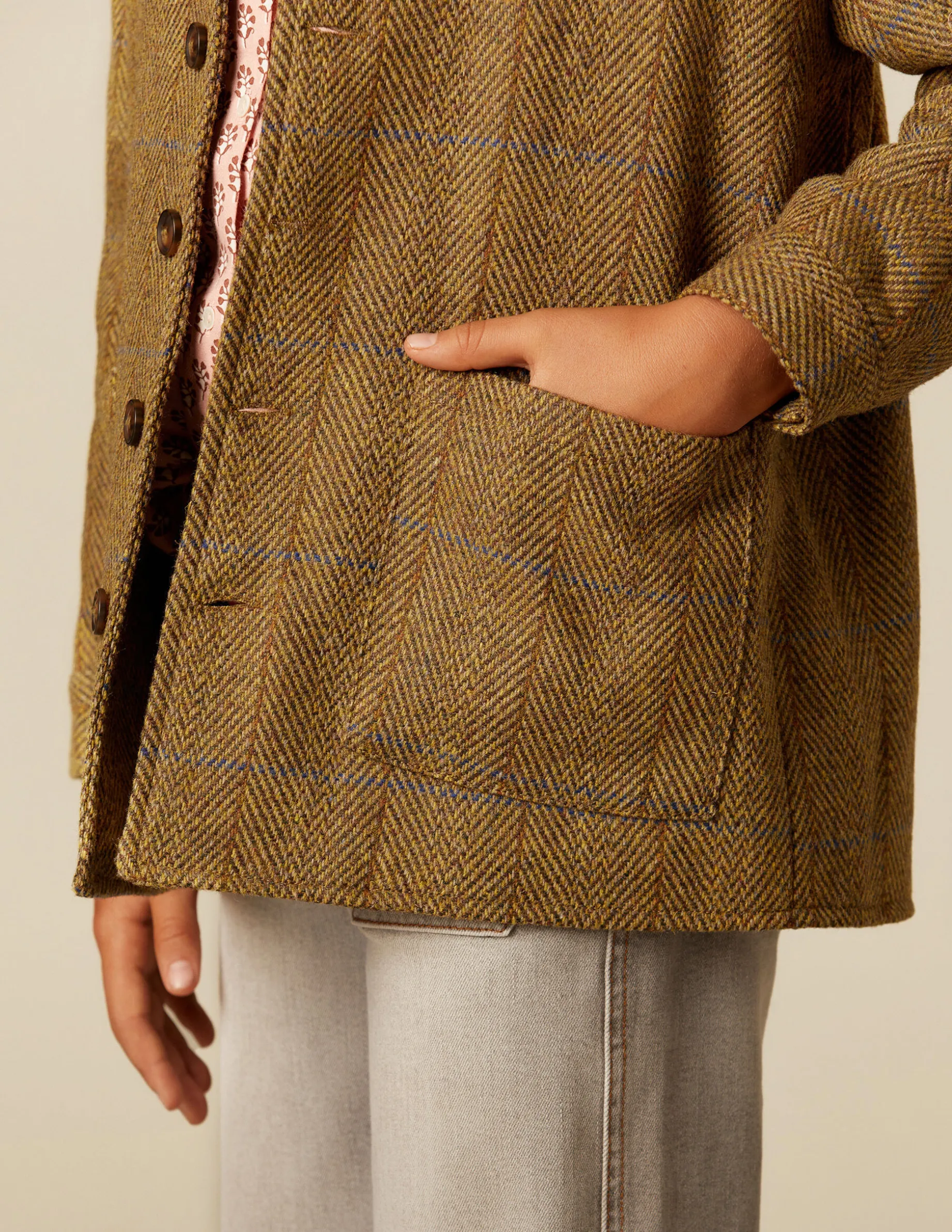 Clearance NÍCOLI CHAQUETA MAO ESPIGA MARRÓN Marrones