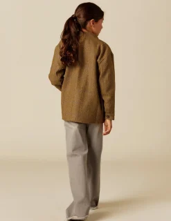 Clearance NÍCOLI CHAQUETA MAO ESPIGA MARRÓN Marrones