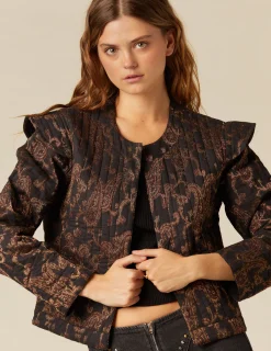 Discount NÍCOLI CHAQUETA PAISLEY NEGRA